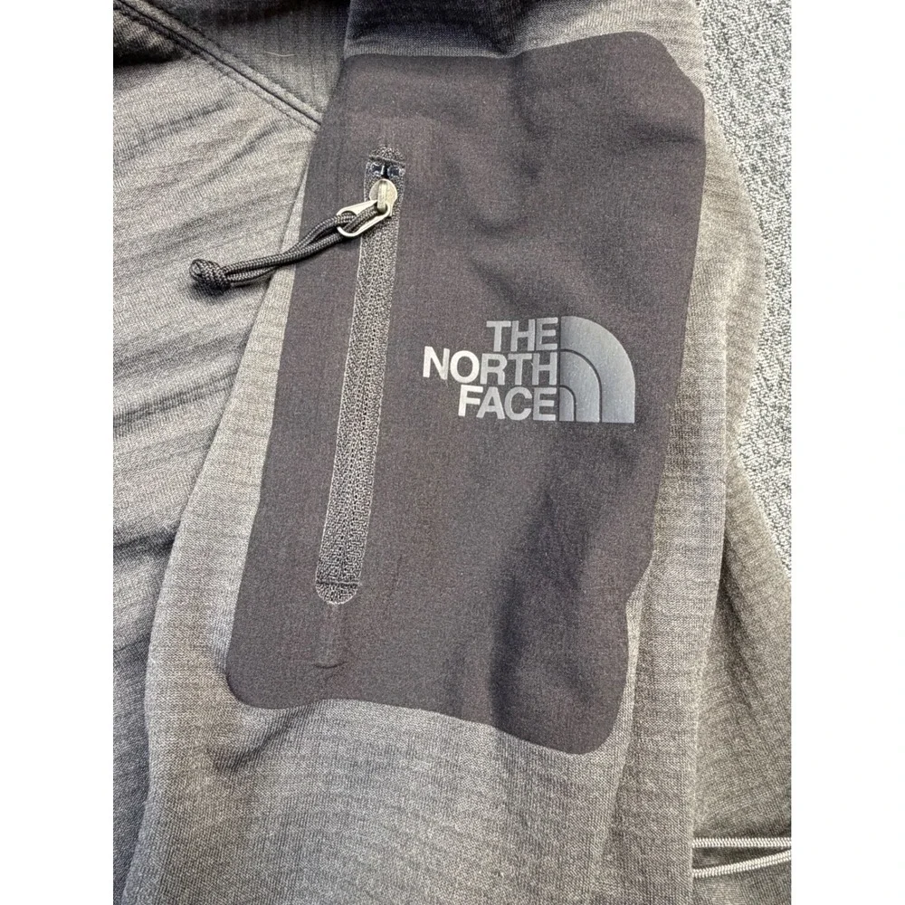 The North Face‎ Mens Skyline Full Zip Grid Fleece Jacket Grey XL NF0A47FD